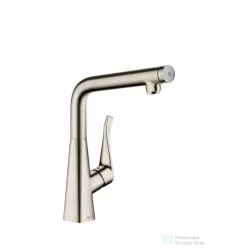   Hansgrohe HG Metris Select egykaros konyhai csaptelep, rozsdamentes acél hatású 14883800