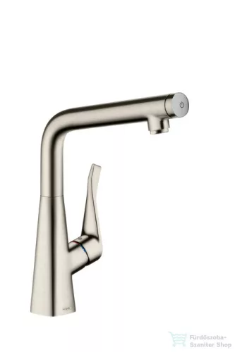 Hansgrohe HG Metris Select egykaros konyhai csaptelep, rozsdamentes acél hatású 14883800