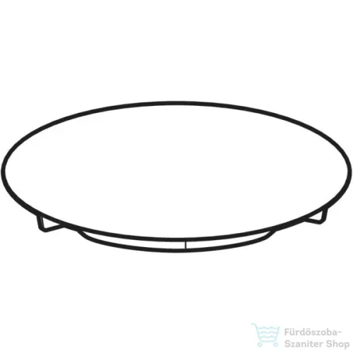 Geberit zuhanytálca szifon fedél d90 mm szifonhoz 30-50 mm vízzár magasságig,Matt fehér 150.265.01.1