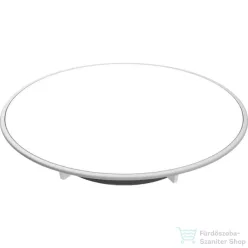   Geberit SPLIT zuhanytálca szifon fedél d90 mm szifonhoz 30-50 mm vízzár magasságig,fehér/matt króm 150.266.11.1