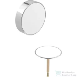   Geberit SPLIT beépítőkészlet excenteres le-és túlfolyóhoz,d52,fehér/fényes króm 150.300.KJ.1