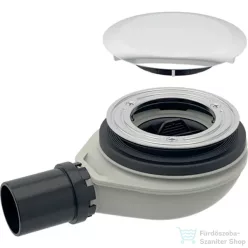   Geberit zuhanytálca szifon 30 mm-es vízzárral,d90 mm,króm fedéllel,150.583.21.1