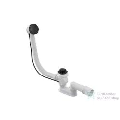   M-Acryl normál automata le- és túlfolyó szifonnal (60 cm), fekete 15242