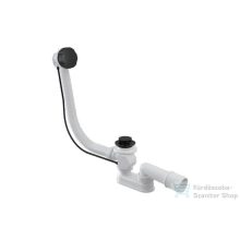   M-Acryl Extra hosszú automata le- és túlfolyó szifonnal (120 cm), fekete 15244