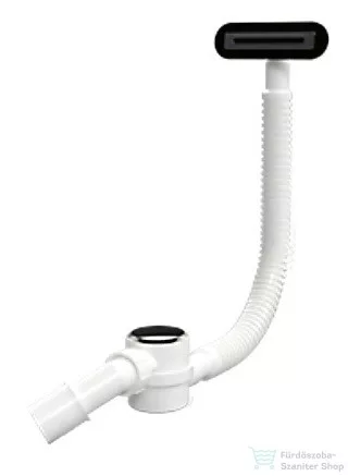 M-Acryl Sabina Pro click-clack le- és túlfolyó szifonnal (80cm), fekete 15246