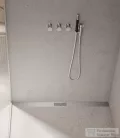 TECE Lineo rozsdamentes acél vágható folyóka szett 100 cm, szálcsiszolt 15301100