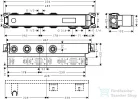 Hansgrohe HG RainBoard alaptest 2 fogyasztó  15310180