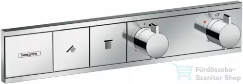 Hansgrohe RainSelect Termosztát falsík alatti szereléshez, 2 fogyasztóhoz, króm 15380000