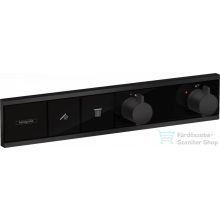   Hansgrohe RainSelect Termosztát falsík alatti szereléshez, 2 fogyasztóhoz, matt fekete, 15380670