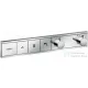 Hansgrohe RainSelect Termosztát falsík alatti szereléshez, 3 fogyasztóhoz, króm, 15381000