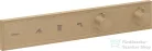 Hansgrohe RainSelect Shower 3 funkciós termosztát falsík alatti szereléshez,alaptest nélkül,szálcsiszolt bronz 15381140