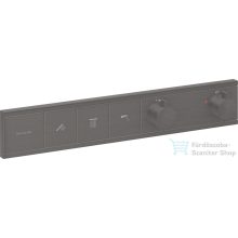   Hansgrohe RainSelect Shower 3 funkciós termosztát falsík alatti szereléshez,alaptest nélkül,szálcsiszolt fekete króm 15381340