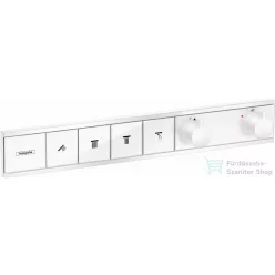   Hansgrohe RainSelect Termosztát falsík alatti szereléshez, 4 fogyasztóhoz, matt fehér, 15382700