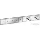 Hansgrohe RainSelect Falsík alatti termosztátos csaptelep színkészlet 5 fogyasztóhoz, 15384000
