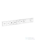 Hansgrohe RainSelect Falsík alatti termosztátos csaptelep színkészlet 5 fogyasztóhoz, matt fehér 15384700