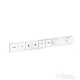 Hansgrohe RainSelect Falsík alatti termosztátos csaptelep színkészlet 5 fogyasztóhoz, matt fehér 15384700