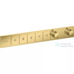   Hansgrohe RainSelect falsík alatti termosztátos csaptelep színkészlet 5 fogyasztóhoz,polírozott arany 15384990