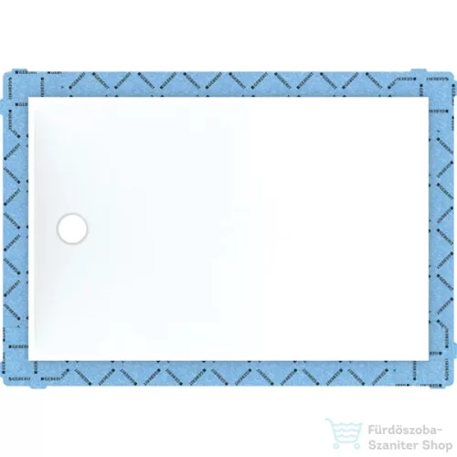 Geberit SETAPLANO 100x80x4,5 cm-es zuhanytálca,matt fehér 154.262.11.1
