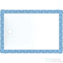   Geberit SETAPLANO 170x90x4,5 cm-es zuhanytálca,matt fehér 154.278.11.1