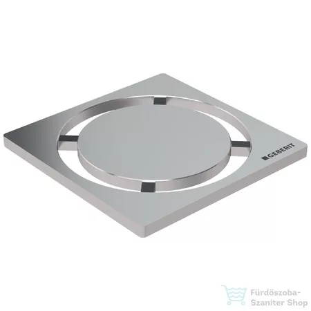 Geberit "Circle" design padlóösszefolyó-rács, 8 x 8 cm 154.311.00.1