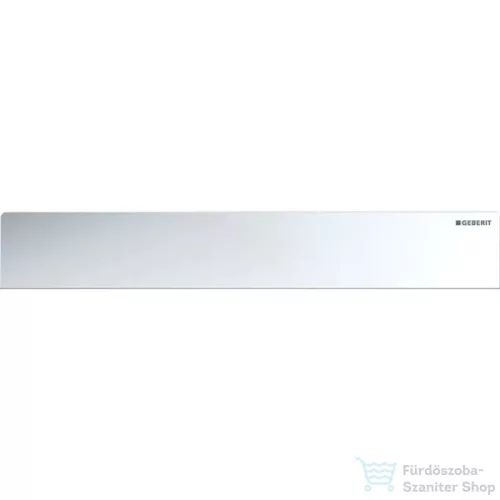 Geberit One 32x5 cm-es takarólemez falsík alatti összefolyóhoz, polírozott rozsdamentes acél 154.342.00.1