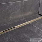 Geberit Cleanline 80 vágható zuhanyfolyóka (30-90 cm) alaptest nélkül,fényes/polírozott pezsgő 154.440.39.1