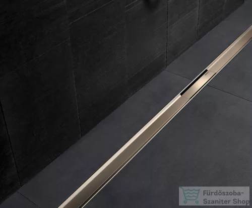 Geberit Cleanline 80 vágható zuhanyfolyóka (30-130 cm) alaptest nélkül,fényes/polírozott pezsgő 154.441.39.1