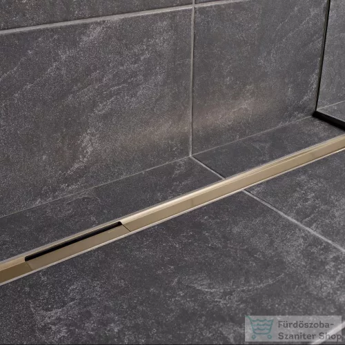 Geberit Cleanline 80 vágható zuhanyfolyóka (30-130 cm) alaptest nélkül,fényes/polírozott pezsgő 154.441.39.1