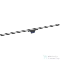   Geberit Cleanline 20 vágható zuhanyfolyóka (30-90 cm) alaptest nélkül,fekete/szálcsiszolt rozsdamentes acél 154.450.00.1