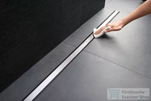 Geberit Cleanline 60 vágható zuhanyfolyóka (30-90 cm) alaptest nélkül,szálcsiszolt rozsdamentes acél 154.458.00.1