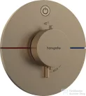 Hansgrohe ShowerSelect Comfort S termosztát falsík alatti szereléshez,szálcsiszolt bronz 15553140