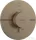 Hansgrohe ShowerSelect Comfort S termosztát falsík alatti szereléshez,szálcsiszolt bronz 15553140
