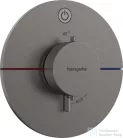 Hansgrohe ShowerSelect Comfort S termosztát falsík alatti szereléshez,szálcsiszolt fekete króm 15553340