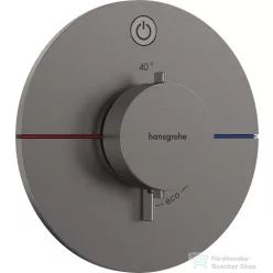   Hansgrohe ShowerSelect Comfort S termosztát falsík alatti szereléshez,szálcsiszolt fekete króm 15553340