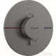 Hansgrohe ShowerSelect Comfort S termosztát falsík alatti szereléshez,szálcsiszolt fekete króm 15553340