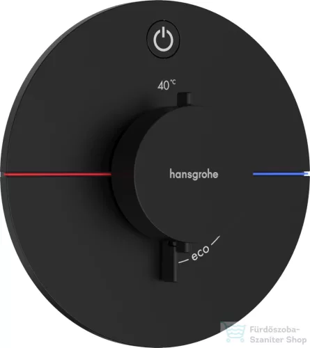 Hansgrohe ShowerSelect Comfort S termosztát falsík alatti szereléshez,matt fekete 15553670