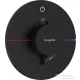 Hansgrohe ShowerSelect Comfort S termosztát falsík alatti szereléshez,matt fekete 15553670