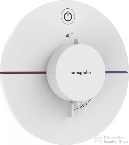 Hansgrohe ShowerSelect Comfort S termosztát falsík alatti szereléshez,matt fehér 15553700