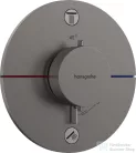 Hansgrohe ShowerSelect Comfort S 2 funkciós termosztát falsík alatti szereléshez,szálcsiszolt fekete króm 15554340