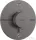Hansgrohe ShowerSelect Comfort S 2 funkciós termosztát falsík alatti szereléshez,biztonsági kombinációval,szálcsiszolt fekete króm 15556340