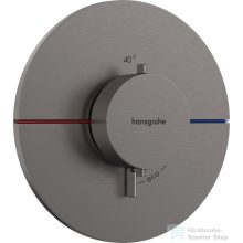   Hansgrohe ShowerSelect Comfort S 1 funkciós termosztát mennyiségszabályozóval,falsík alatti szereléshez,szálcsiszolt fekete króm 15559340