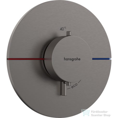 Hansgrohe ShowerSelect Comfort S 1 funkciós termosztát mennyiségszabályozóval,falsík alatti szereléshez,szálcsiszolt fekete króm 15559340