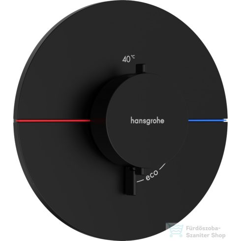 Hansgrohe ShowerSelect Comfort S 1 funkciós termosztát mennyiségszabályozóval,falsík alatti szereléshez,matt fekete 15559670