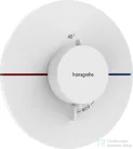 Hansgrohe ShowerSelect Comfort S 1 funkciós termosztát mennyiségszabályozóval,falsík alatti szereléshez,matt fehér 15559700