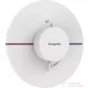 Hansgrohe ShowerSelect Comfort S 1 funkciós termosztát mennyiségszabályozóval,falsík alatti szereléshez,matt fehér 15559700
