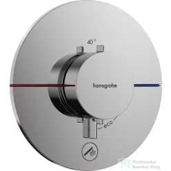   Hansgrohe ShowerSelect Comfort S 1+1 funkciós termosztát mennyiségszabályozóval,falsík alatti szereléshez,króm 15562000