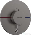 Hansgrohe ShowerSelect Comfort S 1+1 funkciós termosztát mennyiségszabályozóval,falsík alatti szereléshez,szálcsiszolt fekete króm 15562340