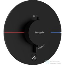   Hansgrohe ShowerSelect Comfort S 1+1 funkciós termosztát mennyiségszabályozóval,falsík alatti szereléshez,matt fekete 15562670