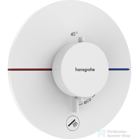 Hansgrohe ShowerSelect Comfort S 1+1 funkciós termosztát mennyiségszabályozóval,falsík alatti szereléshez,matt fehér 15562700