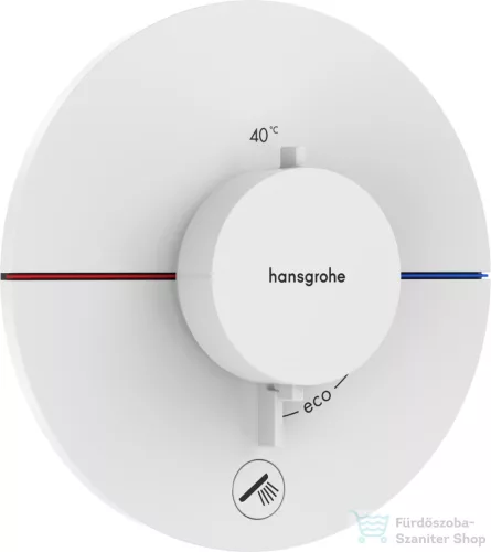 Hansgrohe ShowerSelect Comfort S 1+1 funkciós termosztát mennyiségszabályozóval,falsík alatti szereléshez,matt fehér 15562700